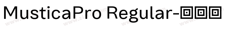 MusticaPro Regular字体转换